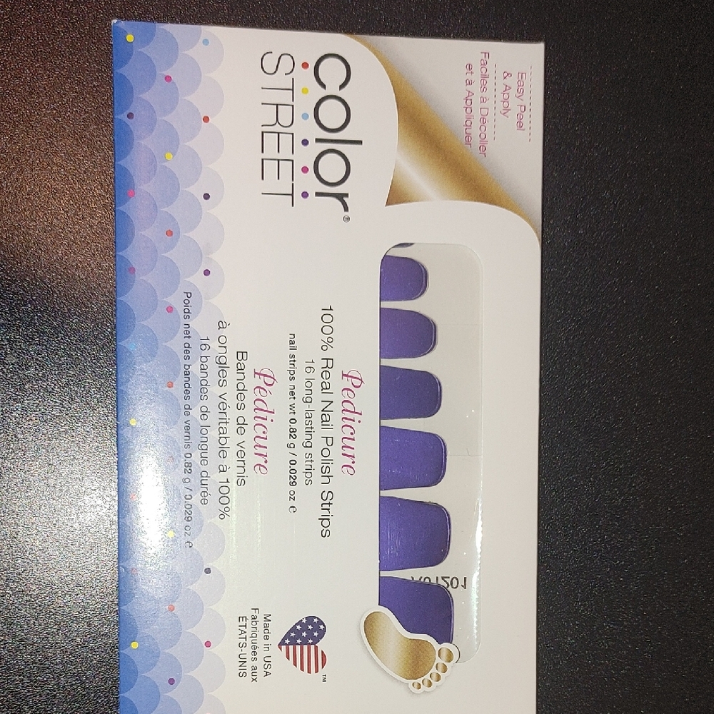 Color Street Evening Sky Pedicure Nail Strips